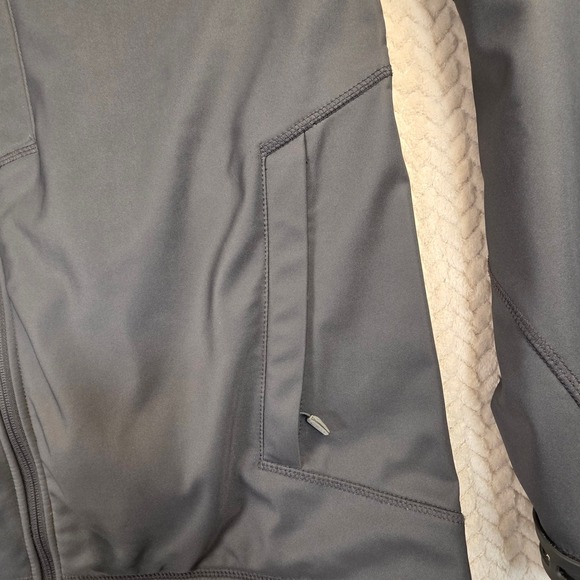 Nike ACG Jacket Men's Large Gray Full Zip Softshell Fleece Lined - Picture 6 of 16